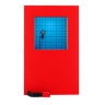 Звукоизоляционная кабина IzoRoom Comfort (цвета : красный/голубой)