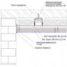 Звукоизоляция потолка на подвесах Виброфлекс-Коннект ПП (115 мм, 10м2)