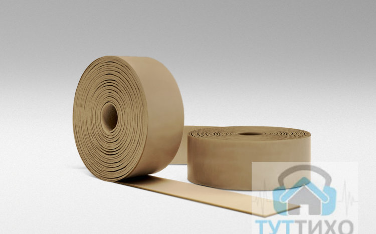 Демпферная лента AcousticGyps Band 100 мм (15м х 100мм х 4мм)