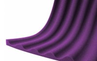 Акустический поролон Волна 45 ED Wave (1000 х 2000 х 45мм) фиолетовый