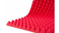 Акустический поролон Echoton Piramida 50 1950*950**70мм, красный
