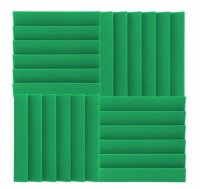 Акустический поролон ED Aura 450 (900х900х50мм) клиновидный (зеленый)