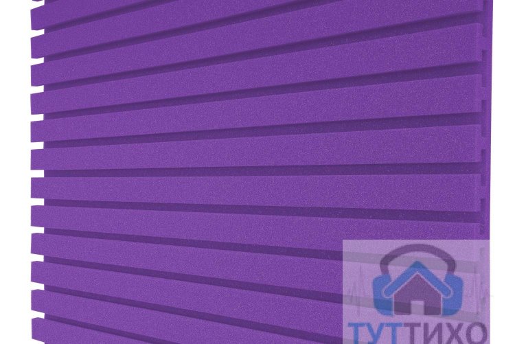 Акустический поролон ED T-panel (1000х2000х50мм, фиолетовый) т-образный