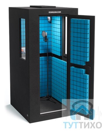 Звукоизоляционная кабина IzoRoom Standart (цвета : графит/голубой)