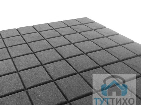 FLEXAKUSTIK Square-30 (1000х1000х30мм, цвет серый графит )