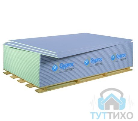 AkuLine Pro ГКЛА Gyproc, лист 2500 х 1200 х 12,5 мм (3м2/лист)