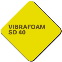Вибрафом [Vibrafoam] SD 40 желтый (2м х 0,5м x 25мм) 1м2