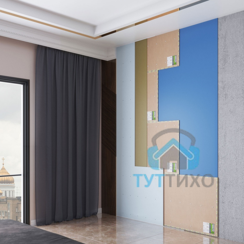 SoundGuard Membrane 4S (2500x1200x4мм 3 кв.м) Звукоизоляционная мембрана