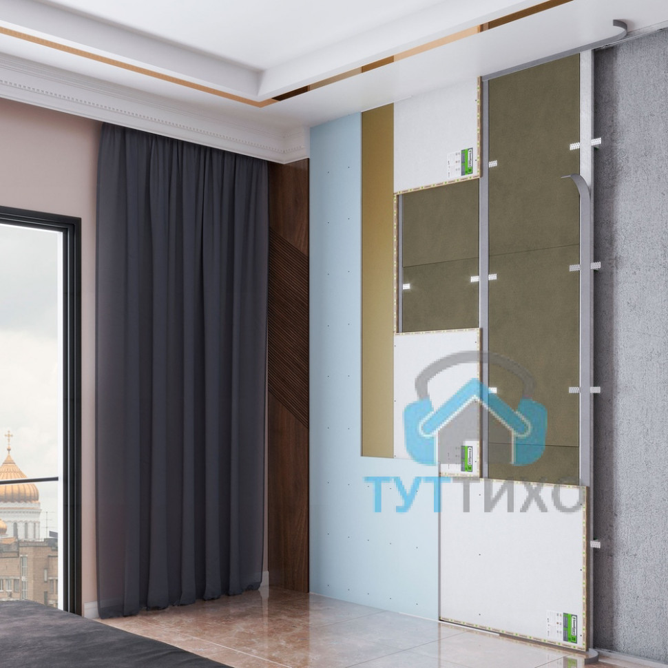 SoundGuard Membrane 4S (2500x1200x4мм 3 кв.м) Звукоизоляционная мембрана