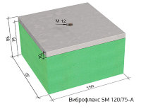 Виброфлекс SM 120/75-A виброизолирующая опора