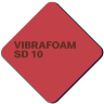 Вибрафом [Vibrafoam] SD 10 красный (2м х 0,5м x 12,5мм) 1м2