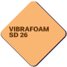 Вибрафом [Vibrafoam] SD 26 оранжевый (2м х 0,5м x 25мм) 1м2
