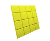 Акустический поролон ED Grid (1000х1000х40мм) желтый