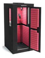 Звукоизоляционная кабина IzoRoom Standart (цвета : графит/розовый)