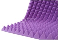 Акустический поролон Echoton Piramida 50 1950*950**70мм, фиолетовый