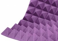 Акустический поролон Echoton Piramida 100  1900*900*120мм, фиолетовый