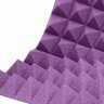 Акустический поролон Echoton Piramida 100  1900*900*120мм, фиолетовый